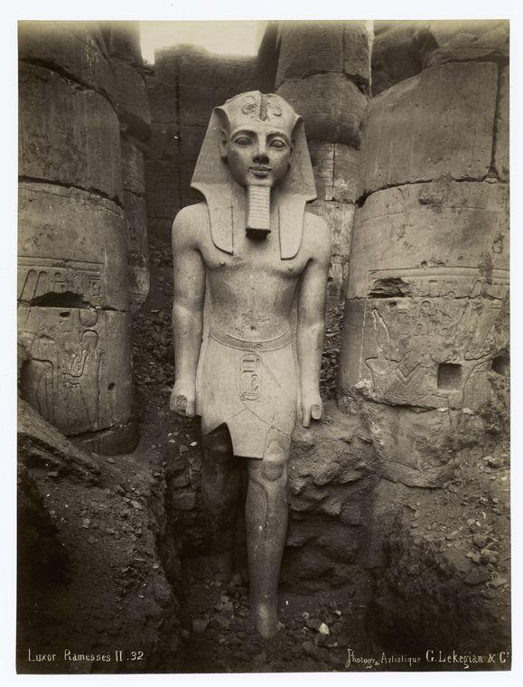 Statue of Rameses, a former Egyptian pharoah
